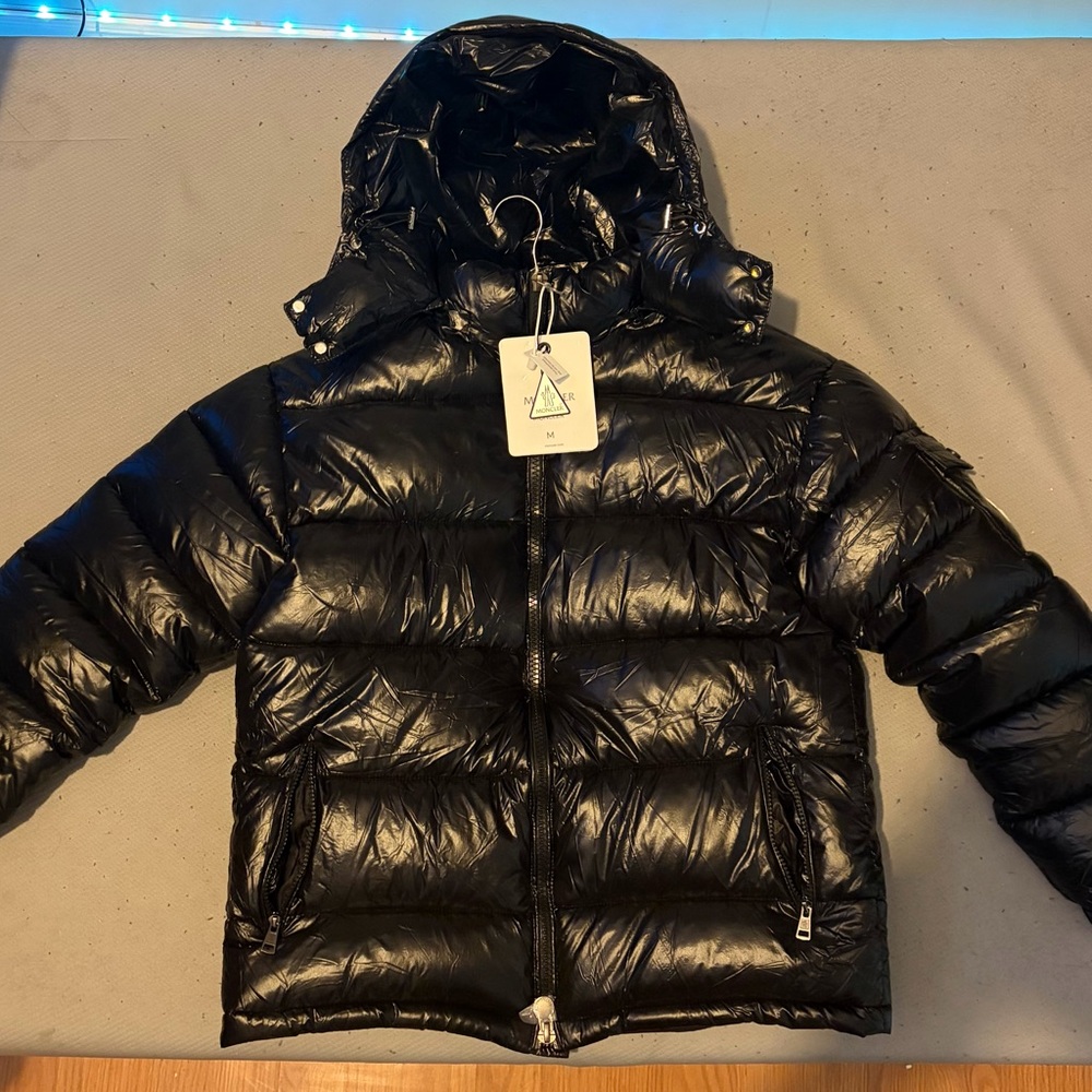 Moncler Maya Hooded Short Down Jacket
